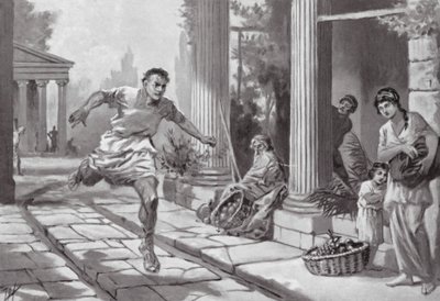 Consternatie in Athene na de Siciliaanse Ramp door John Harris Valda