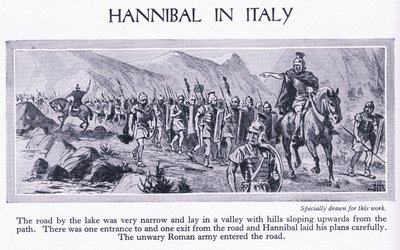 Hannibal in Italië, ca. 1950 door John Harris Valda