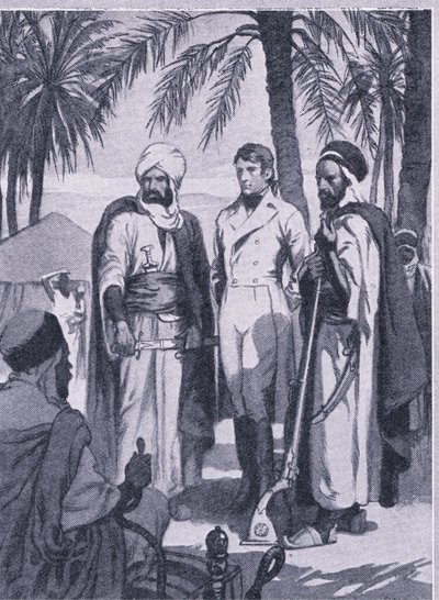 In 1853 begon David Livingstone met een kleine groep inboorlingen aan een reis van 1000 mijl door moerassen en bossen, Newnes Pictorial Knowledge uitgegeven door Newnes, c.1950