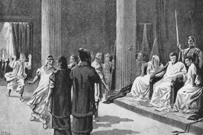 De Joden voor Caligula, AD 40 door John Harris Valda