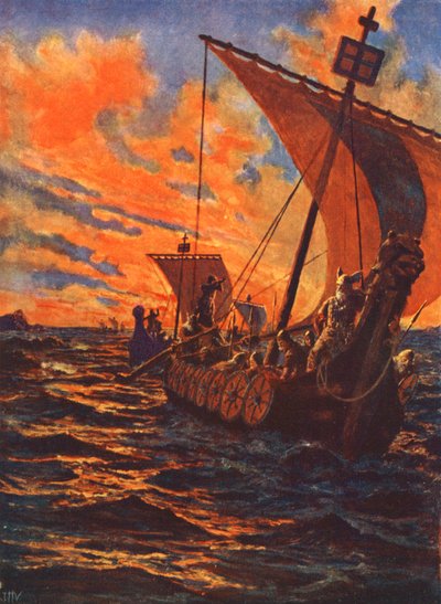De terugkeer van de Vikingen door John Harris Valda