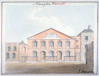 Beresford Chapel, Beresford Street, Southwark, Londen, 1824 door John Hassell