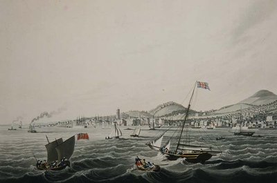 De Stad Dundee, gepubliceerd door Smith & Elder door John Heaviside (after) Clark