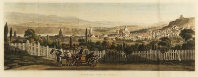 Panoramisch uitzicht op Tiflis, 1827 door John Heaviside Clark