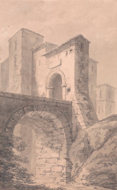 Poort naar een Kasteel: benaderd door een Brug door John Henderson