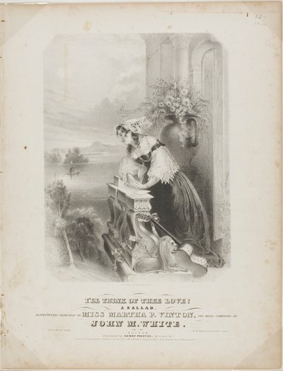 Ik zal aan je denken, liefde! door John Henry Bufford
