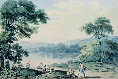 Uitzicht nabij Virginia, County Cavan door John Henry Campbell