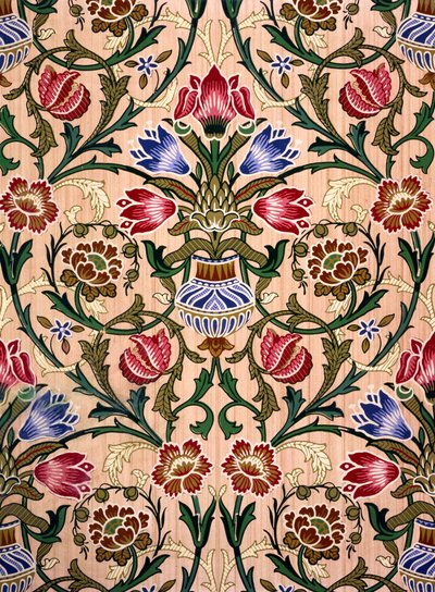 Enkelvoudig stengel behangontwerp, 1905 door John Henry Dearle