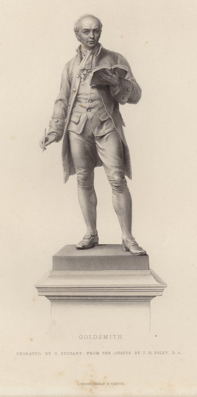 Standbeeld van Oliver Goldsmith door John Henry Foley