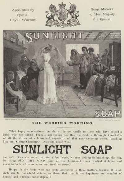 Advertentie, Sunlight Zeep door John Henry Frederick Bacon