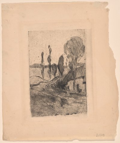 Frans landschap door John Henry Twachtman