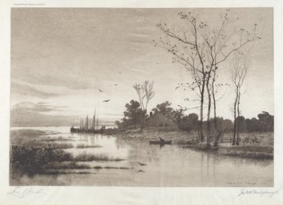 Shrewsbury rivier door John Hill Millspaugh