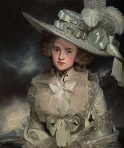 Portret van Mary Boteler van Eastry, Kent, 1786 door John Hoppner