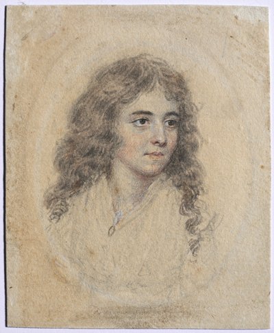 Portret van Anna Maria Woolf, née Smart door John I Smart