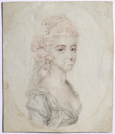 Portret van een vrouw, ca. 1776 door John I. smart