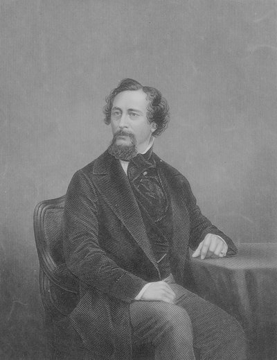 Charles John Huffam Dickens (1812-70) door John Jabez Edwin Paisley Mayall