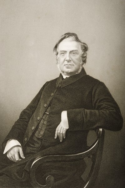 Hugh Stowell (1799-1845) gegraveerd door D.J. Pound van een foto, uit 