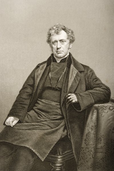 James Prince Lee (1804-69) gegraveerd door D.J. Pound van een foto, uit 