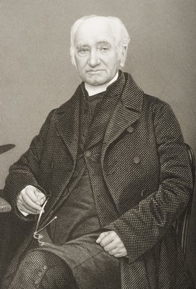 Thomas Vowler Short gegraveerd door D.J. Pound van een foto, uit 