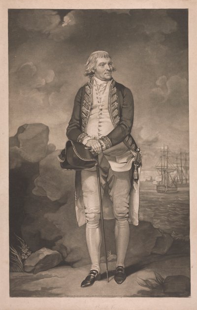 Admiraal Edward Vernon door John Jones
