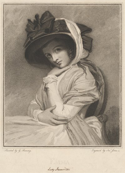 Emma, Lady Hamilton door John Jones