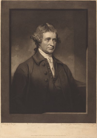 Edmund Burke door John Jones after George Romney