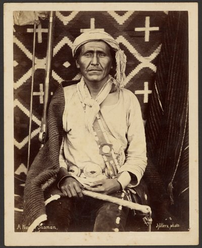 Een Navajo Sjamaan door John K. Hillers