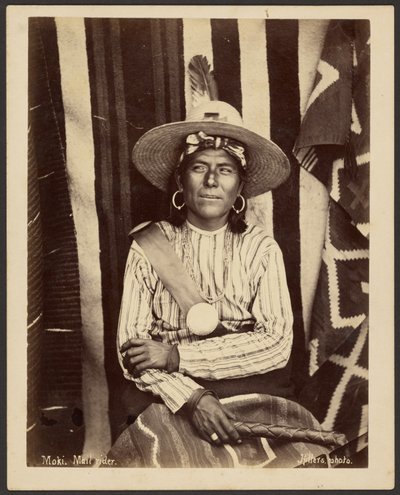 Moki-postruiter door John K. Hillers