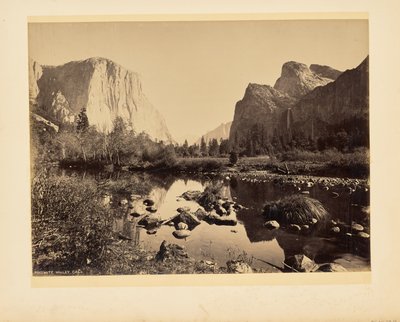 Yosemite Valley, Californië door John K. Hillers