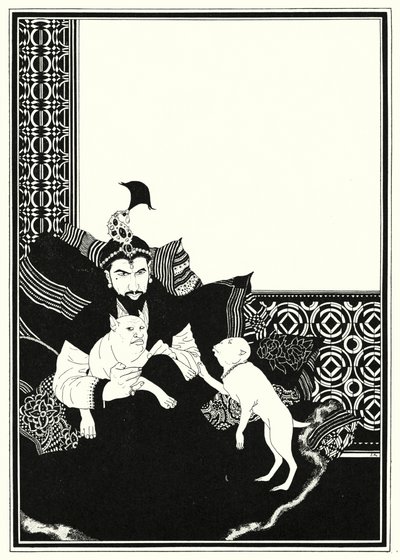 Illustratie voor Het Verhaal van Aladdin en de Wonderlamp door John Kettelwell
