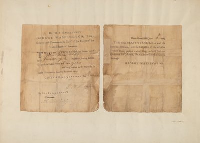 Certificaat (legerontslag) door John Koehl