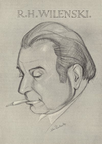 R H Wilenski, Engelse kunstcriticus en schrijver door John L. Pemberton