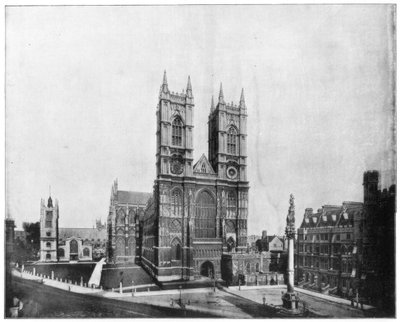 Westminster Abbey, Londen, eind 19e eeuw door John L. Stoddard