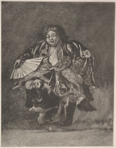 Noh Danser door John La Farge