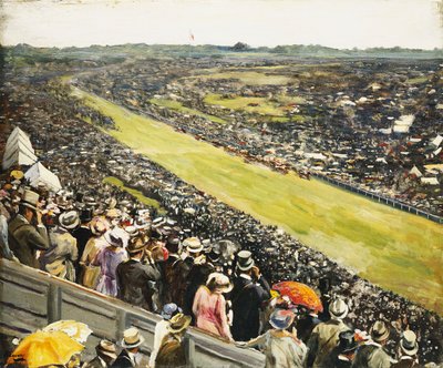 De Derby door John Lavery