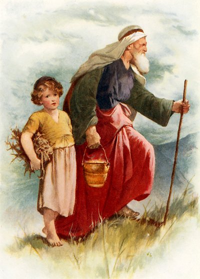 Abraham en Isaac door John Lawson