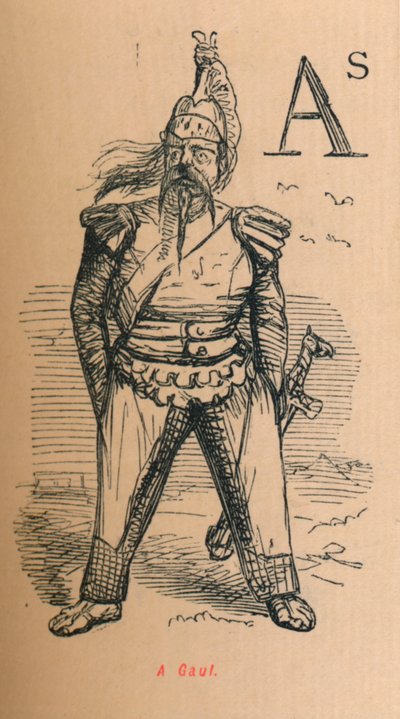 Een Galliër, 1852 door John Leech
