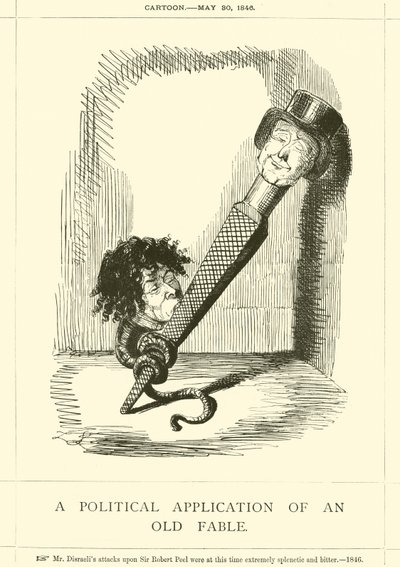 Een Politieke Toepassing van een Oude Fabel door John Leech