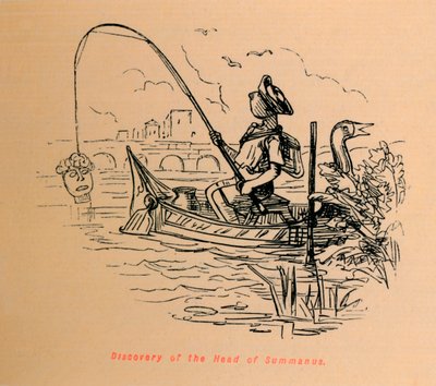 Ontdekking van het hoofd van Summanus, 1852 door John Leech