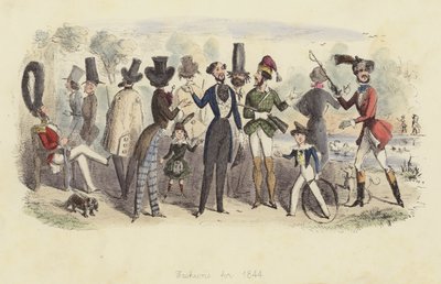 Mode voor 1844 door John Leech