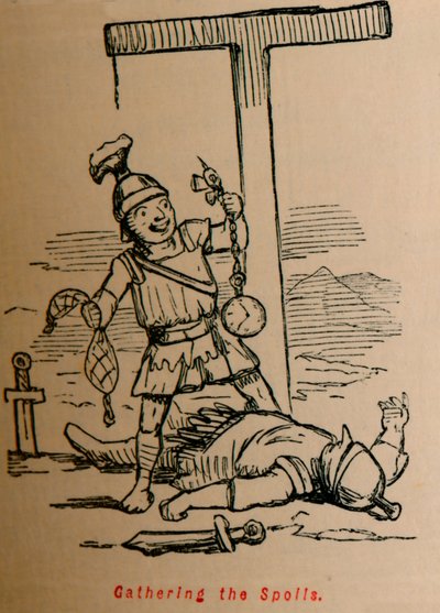 Het verzamelen van de buit, 1852 door John Leech