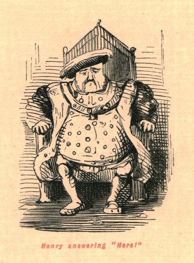 Henry antwoordt Hier! door John Leech