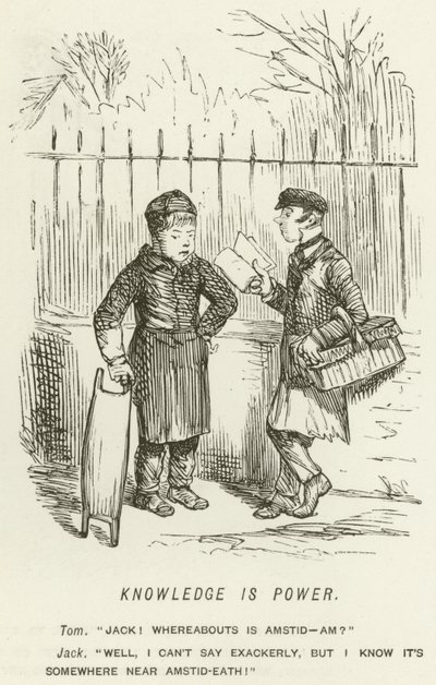Kennis is macht door John Leech