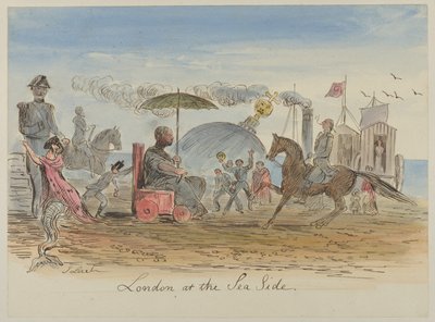Londen aan zee door John Leech