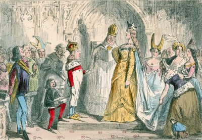 Huwelijk van Hendrik de Zesde en Margaretha van Anjou door John Leech