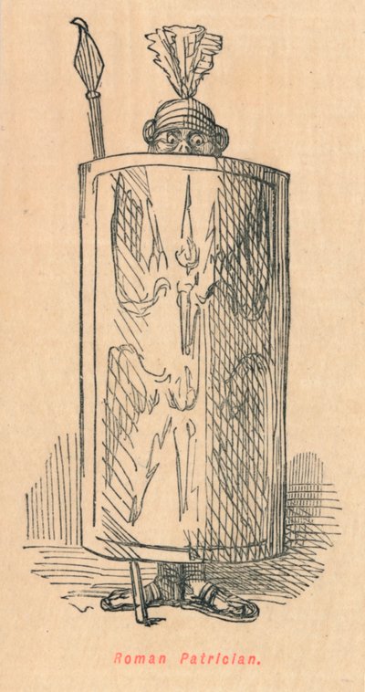 Romeinse patriciër, 1852 door John Leech