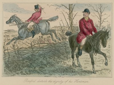 Romford verstoort de waardigheid van zijn Jager door John Leech