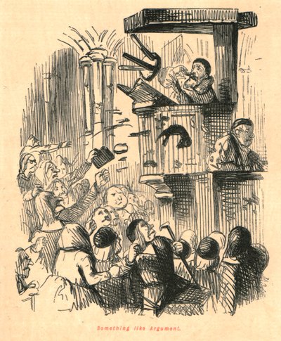 Iets als Argument, 1897 door John Leech