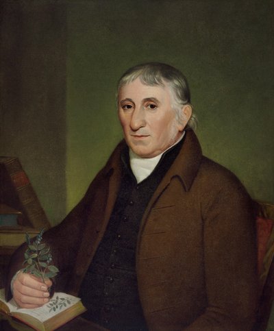 Portret van Jacob Ritter, Sr., de botanicus door John Lewis Krimmel