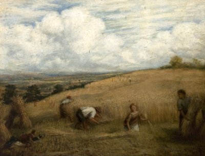 Oogsten, 1857 door John Linnell